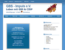 Tablet Screenshot of gbs-impuls.de